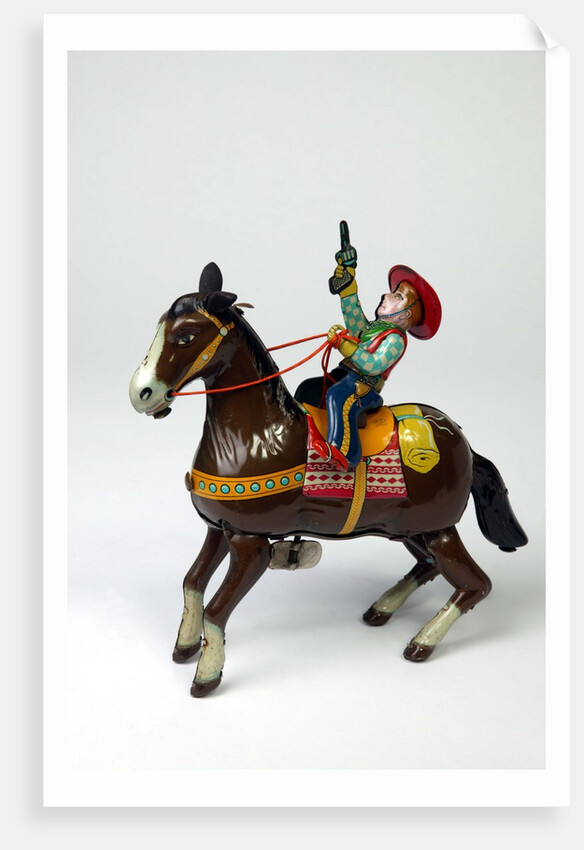 Clockwork horse and cowboy by Mansei Toys