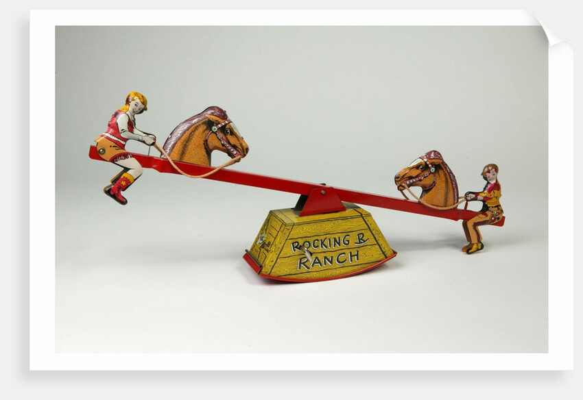 Clockwork toy see-saw by Walt Reach Toys