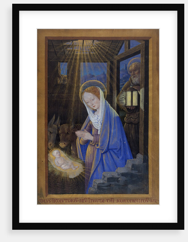 The Nativity by Jean Bourdichon
