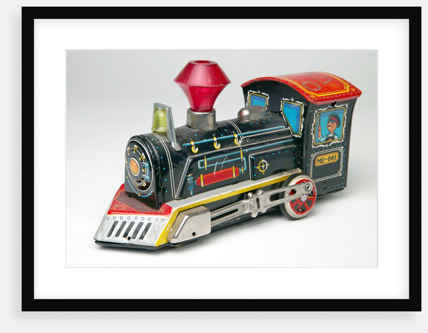 Mechanical toy train engine by Unknown