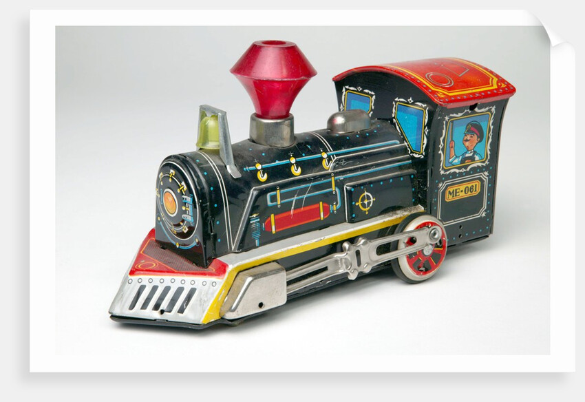 Mechanical toy train engine by Unknown