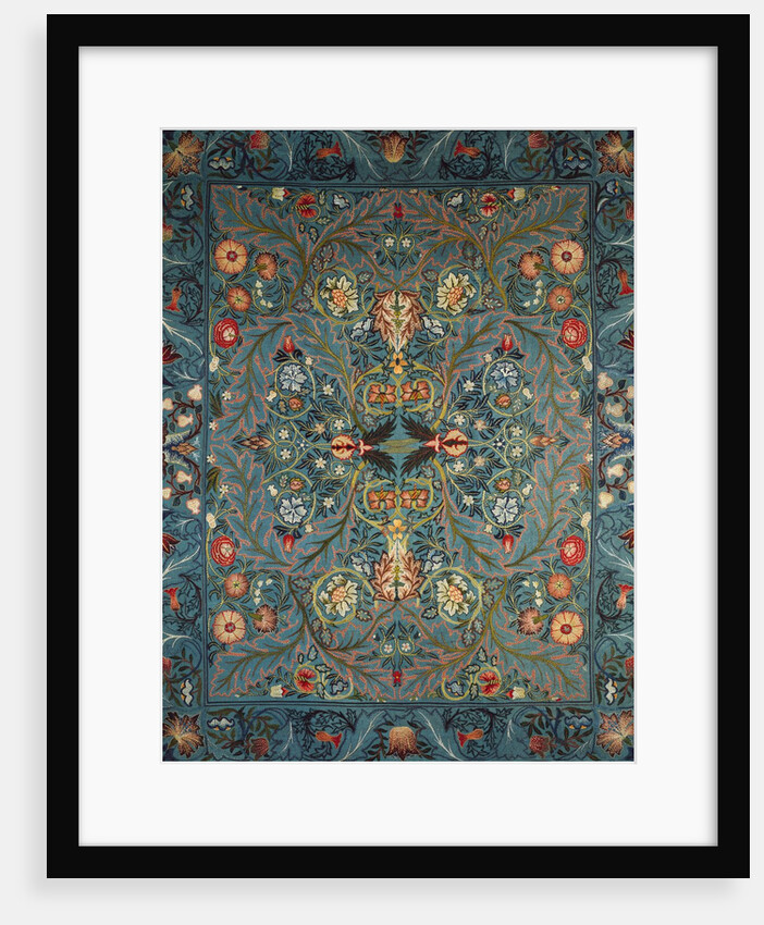 Acanthus bed cover by William Morris