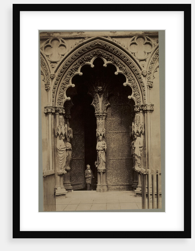 Lichfield Cathedral, the West Porch by Roger Fenton