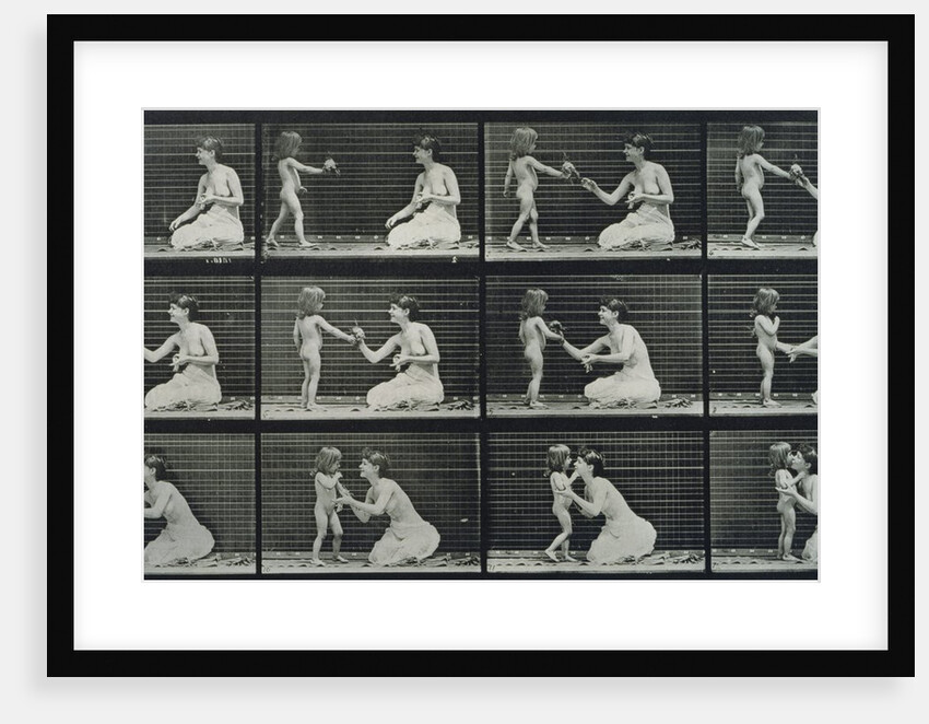 Child and Mother by Eadweard Muybridge