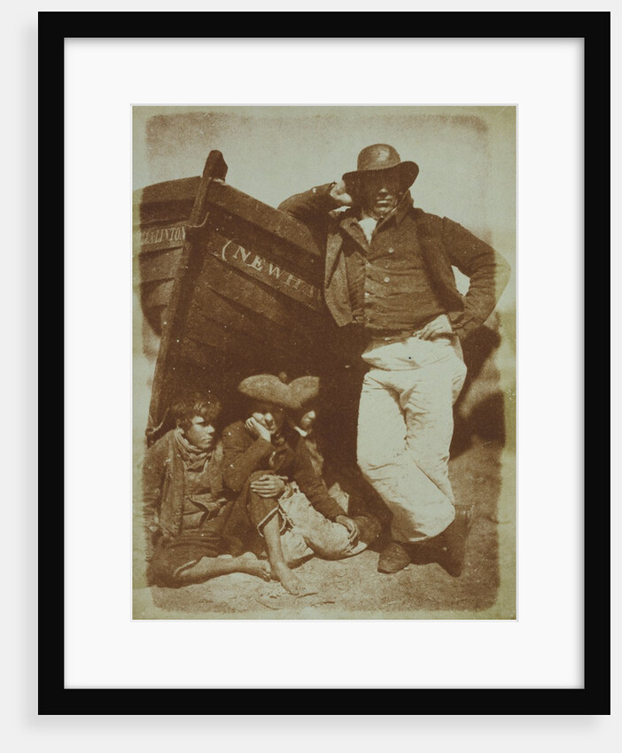 A Newhaven Fisherman and Boys by David Octavius Hill and Robert Adamson