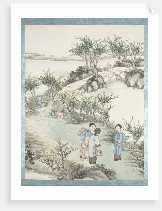 Womenfolk going to the fields by Jun Wu