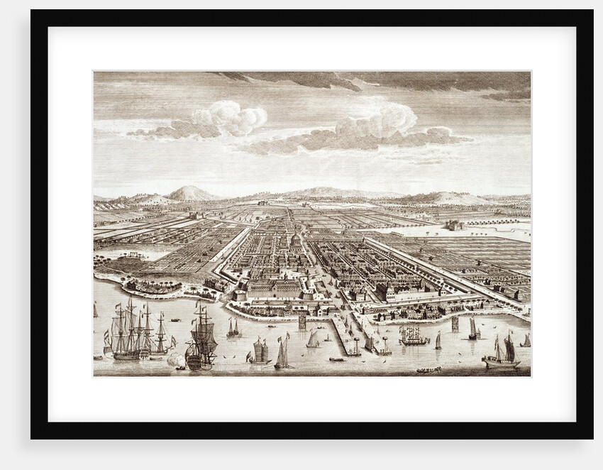 The City of Batavia in the Island of Java and Capital of all the Dutch factories & settlements in the East Indies by Unknown