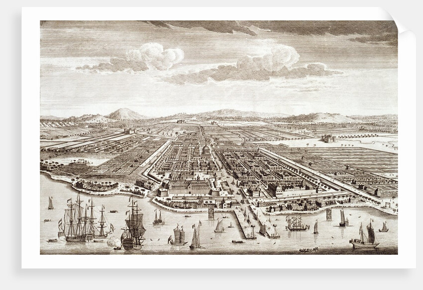The City of Batavia in the Island of Java and Capital of all the Dutch factories & settlements in the East Indies by Unknown