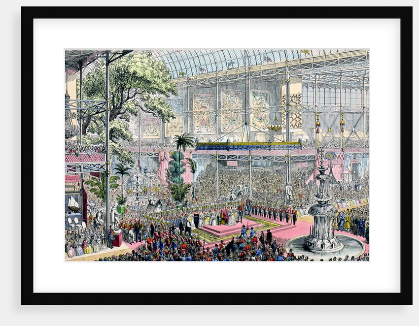 The Opening of the Great Industrial Exhibition of All Nations by Cruikshank
