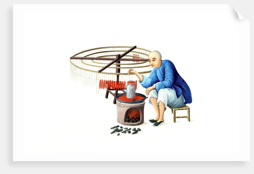 A candle maker by Unknown