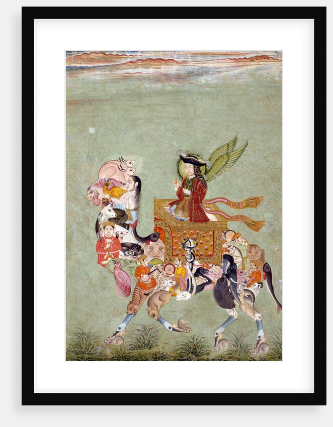 Winged Dutchman Riding a Composite Camel by Unknown