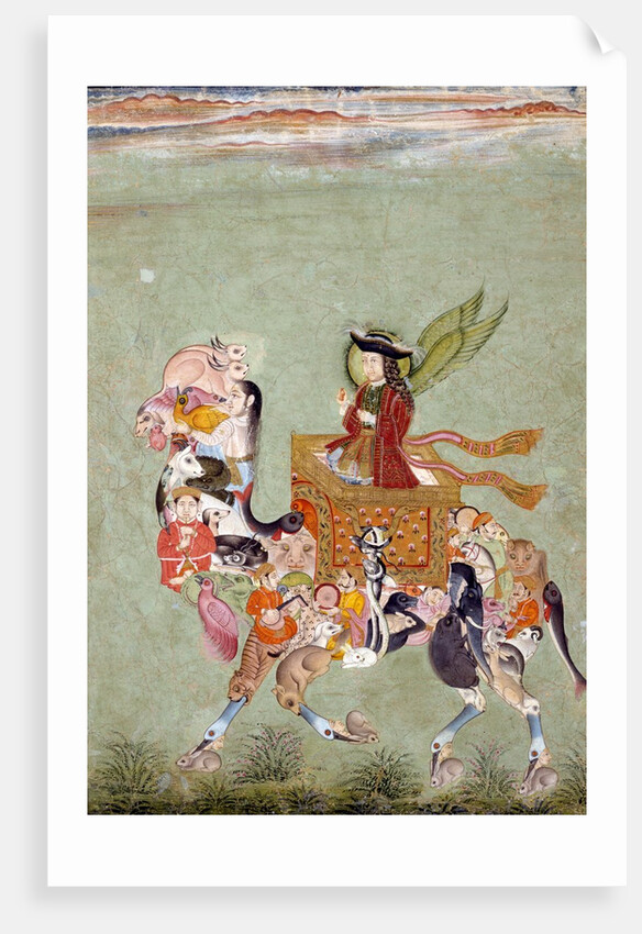 Winged Dutchman Riding a Composite Camel by Unknown