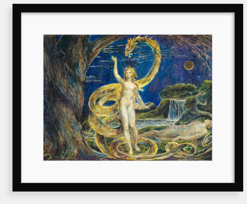 Eve tempted by the serpent by William Blake