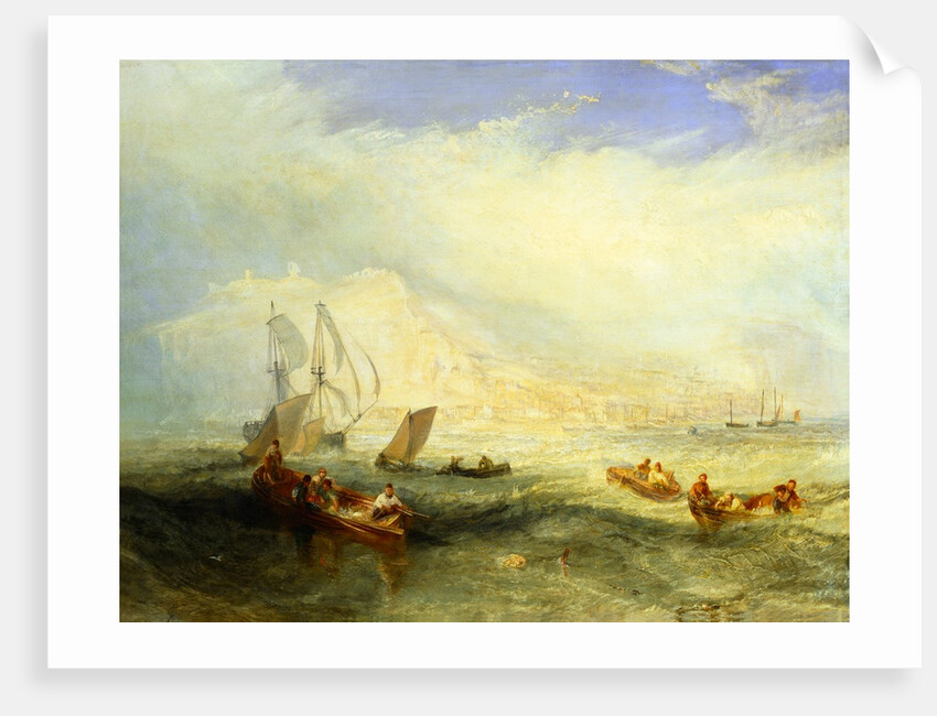 Line Fishing Off Hastings by Joseph Mallord William Turner