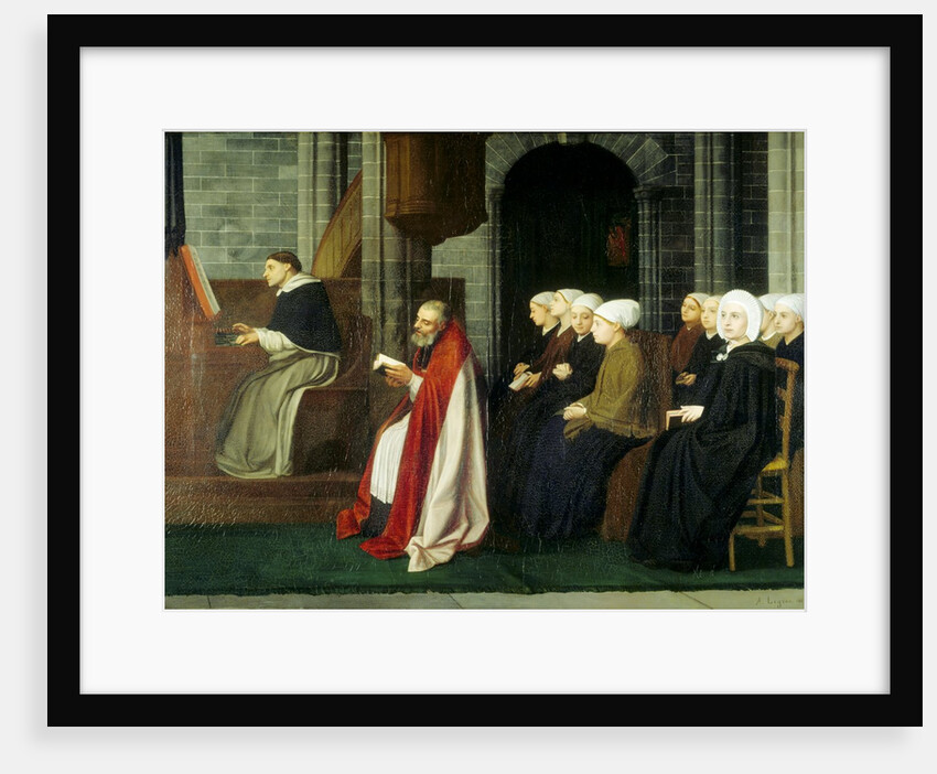 A May Service For Young Women by Alphonse Legros