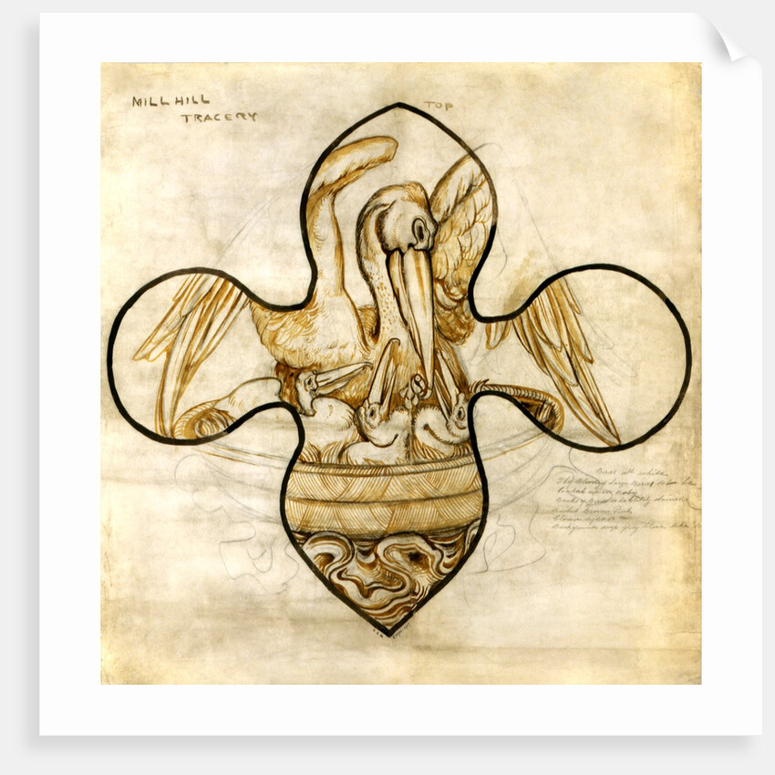The Pelican in her Piety by Philip Speakman Webb
