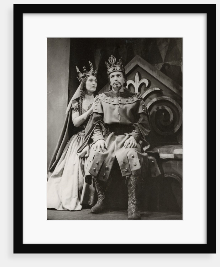 June Brown and Albert Finney in William Shakespeare's Macbeth at the Birmingham Repertory Theatre by Lisel Haas