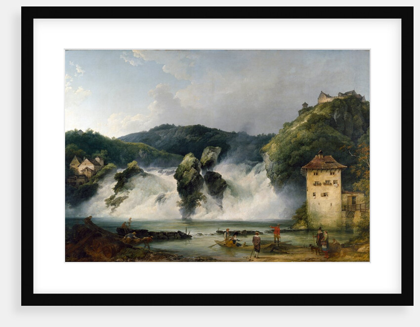 The Falls of the Rhine at Schaffhausen by Philip James de Loutherbourg
