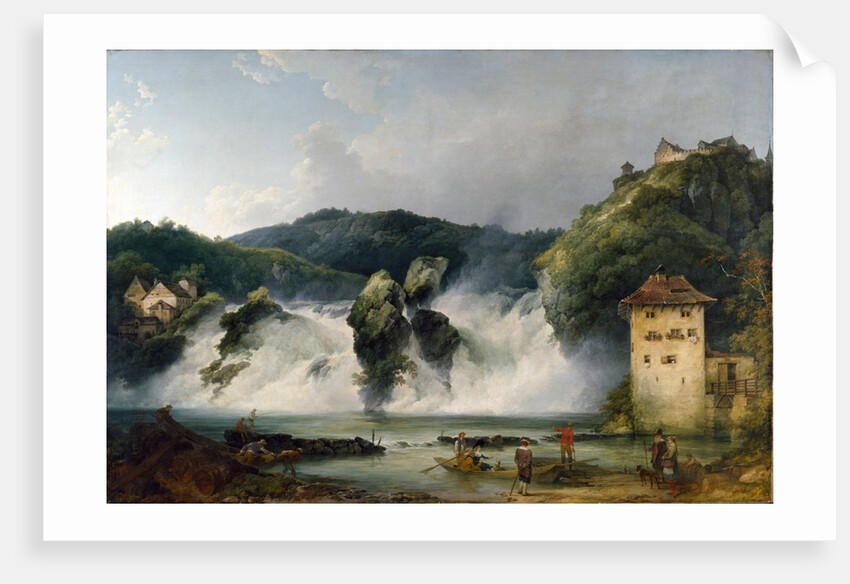 The Falls of the Rhine at Schaffhausen by Philip James de Loutherbourg
