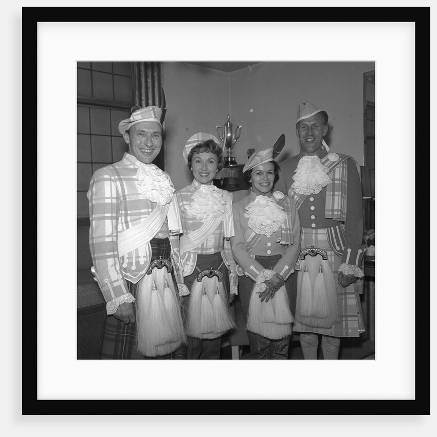 Teddy Johnson, Eve Boswell, Pearl Carr and Bruc by Harry Hammond
