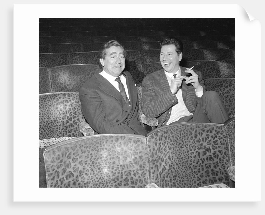 Tony Hancock with Max Bygraves by Harry Hammond