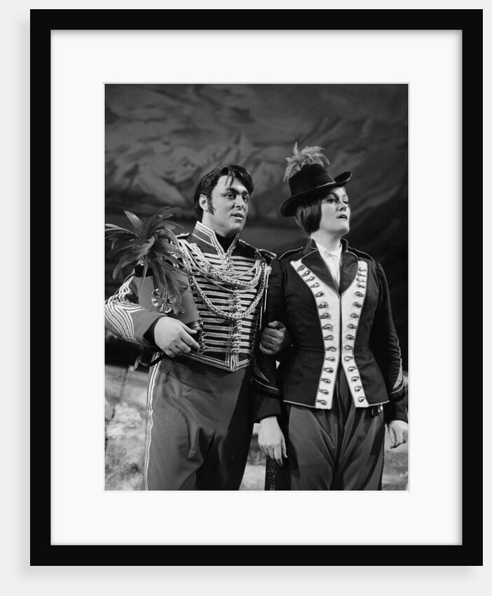 Joan Sutherland and Luciano Pavarotti in Donizetti's La Fille du Regiment at the Royal Opera House by Houston Rogers