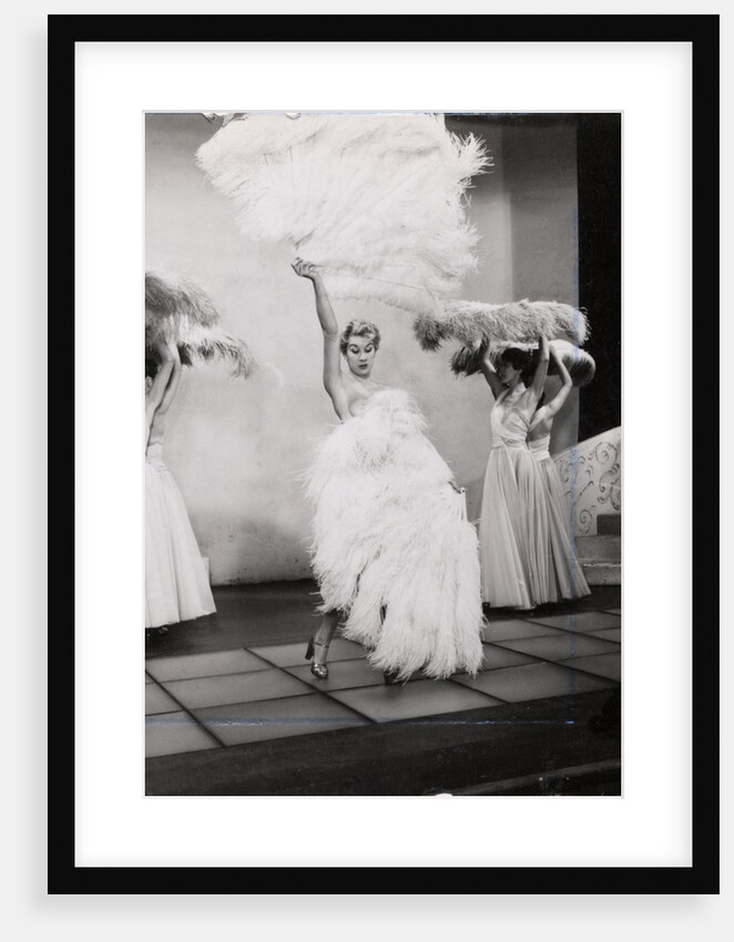 Fan dancing at the Windmill Theatre by Unknown