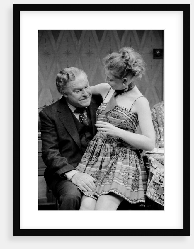 Timothy West and Lisa Dulson in Harold Pinter's The Birthday Party at Piccadilly Theatre by Graham Brandon