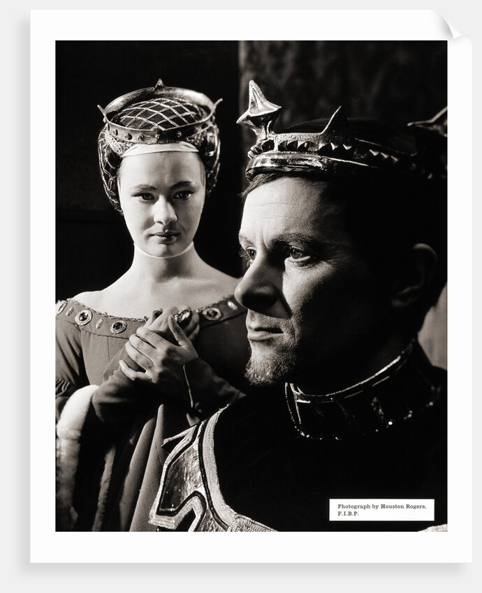 Judi Dench and Alec McCowen in William Shakespeare's Richard II at the Old Vic Theatre by Houston Rogers