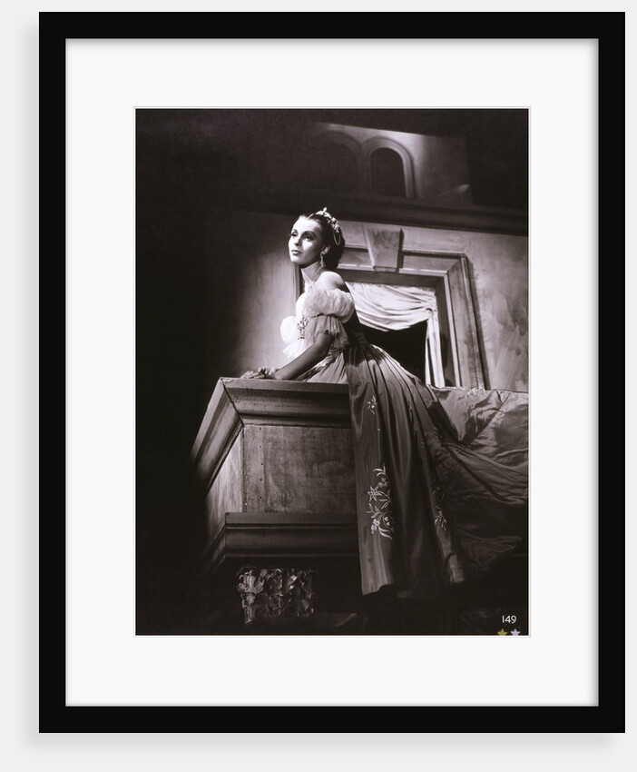 Claire Bloom in William Shakespeare's Romeo and Juliet at the Old Vic Theatre by Houston Rogers