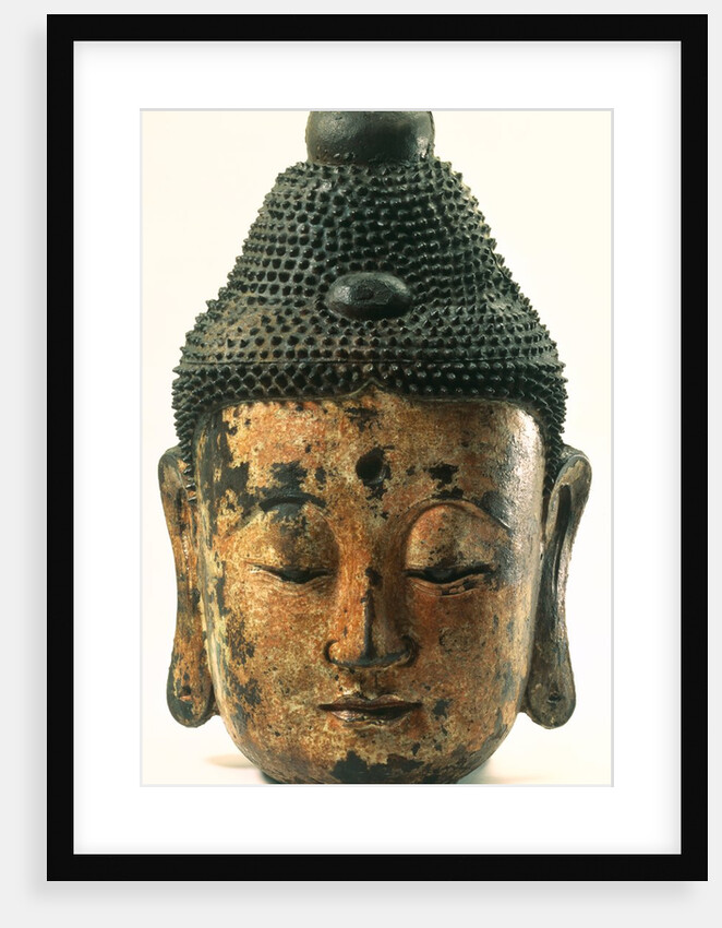 Head of Buddha from Tang Dynasty. China, c.700-900 by Unknown
