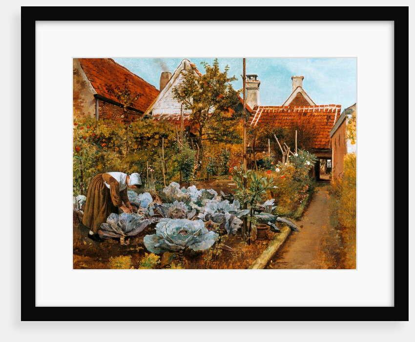 A Flemish Garden by Henri de Braekeleer