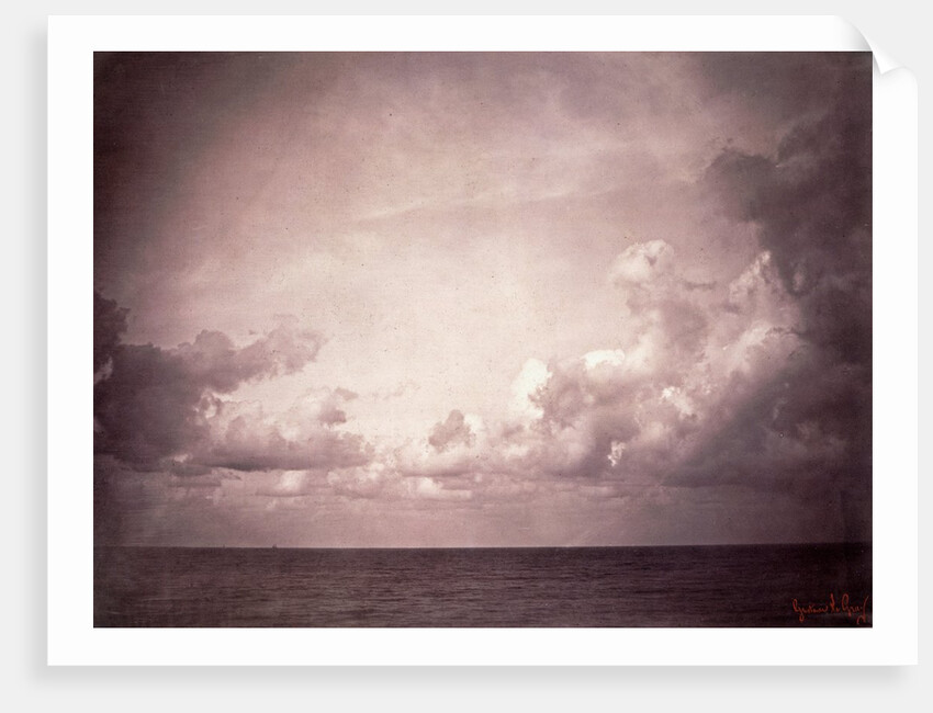 Vue de mer, Ciel Nuageu by Gustave Le Gray