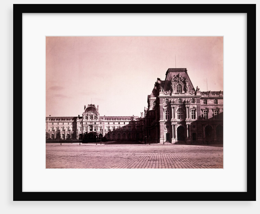 Louvre Pavillion Mollien by Gustave Le Gray