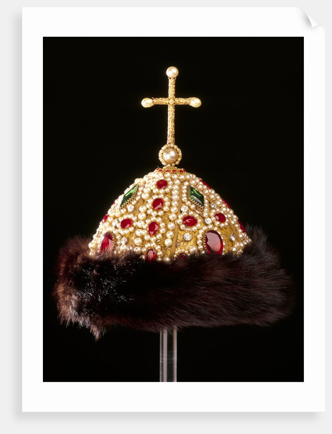 Crown worn by Boris Christoff in the title rôle in Mussorgsky's opera Boris Godunov. Russia, c.1960-1970 by Unknown