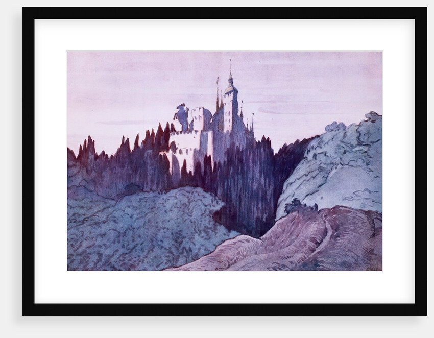 Scenery design for The Sleeping Princess by Leon Bakst