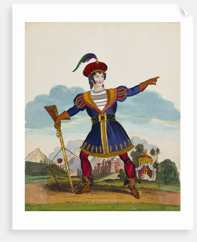 Mr. Sheridan Knowles as William Tell. England, mid-19th century by Unknown