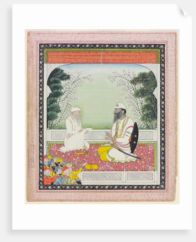 Lehna Singh Majithia receiving petitions. Punjab, India, 19th century by Unknown