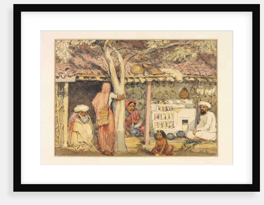 A bangle-seller in his shop by William Carpenter