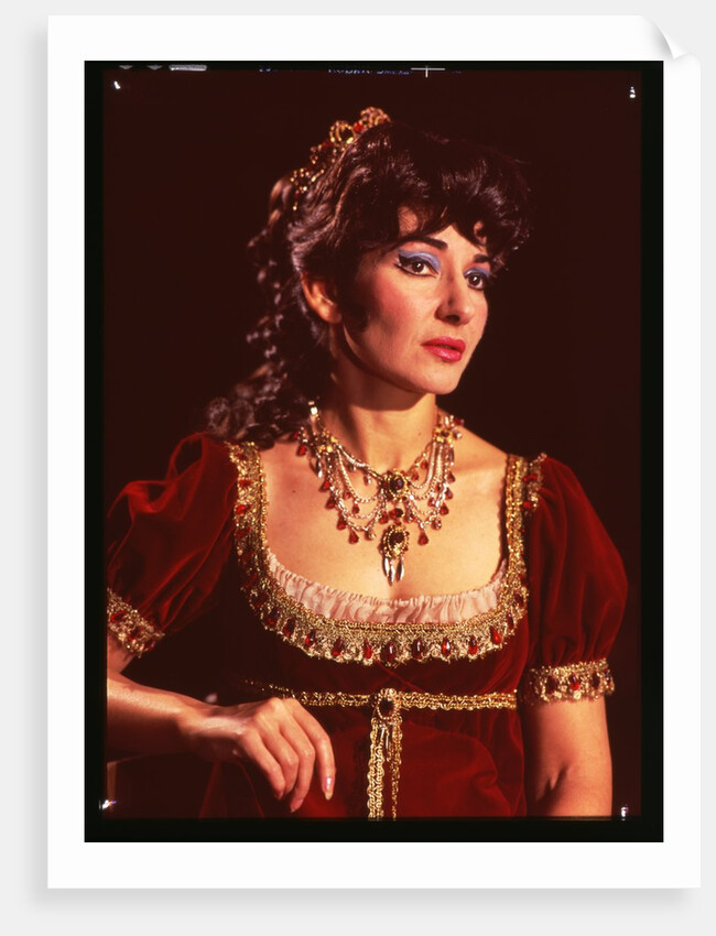 Maria Callas in PucciniÆs opera Tosca at Covent Garden by Houston Rogers