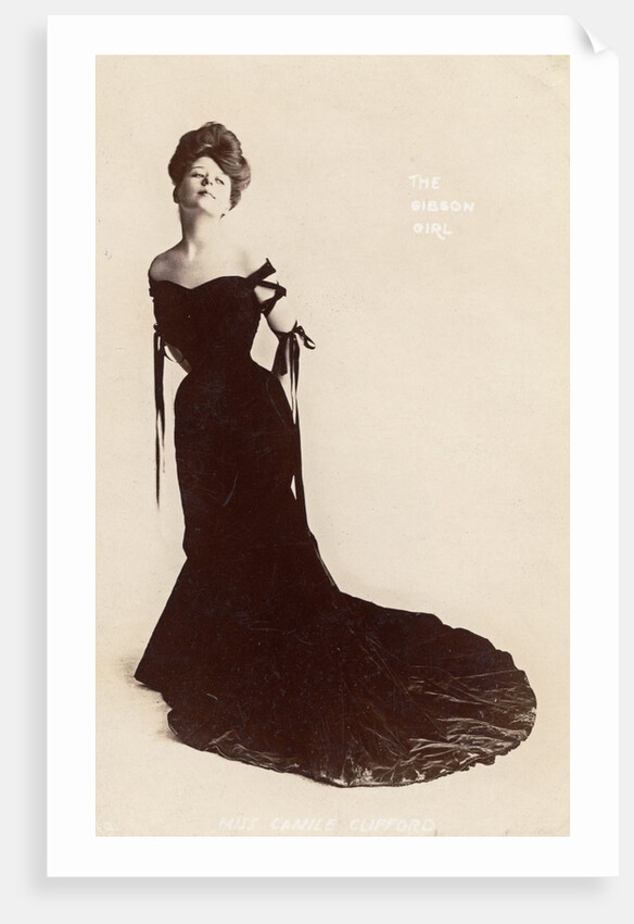 Camille Clifford as a Gibson Girl by Anonymous