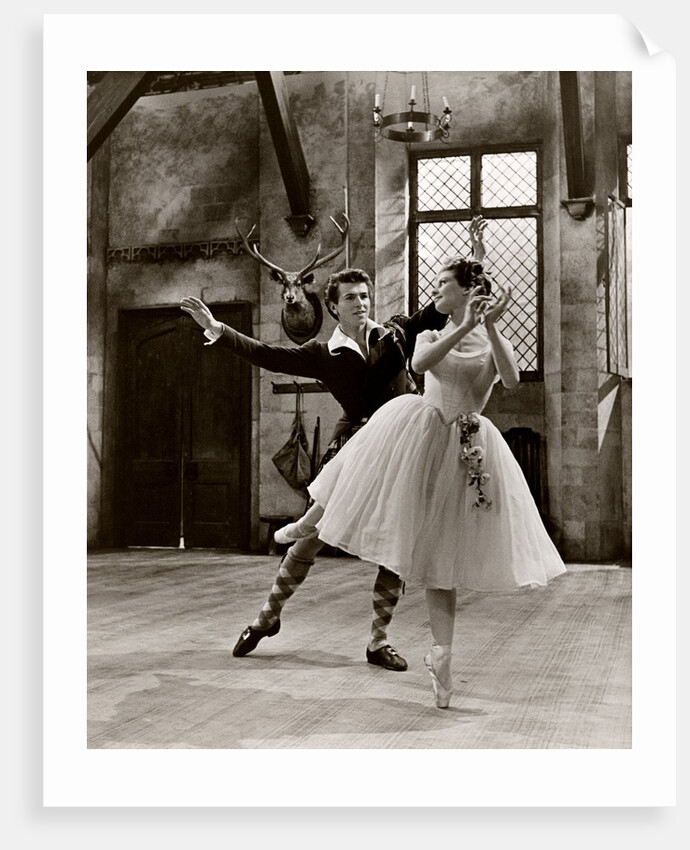 Lucette Aldous and Flemming Flindt in Adolphe Nourrit's La Sylphide at the Ballet Rambert by Houston Rogers