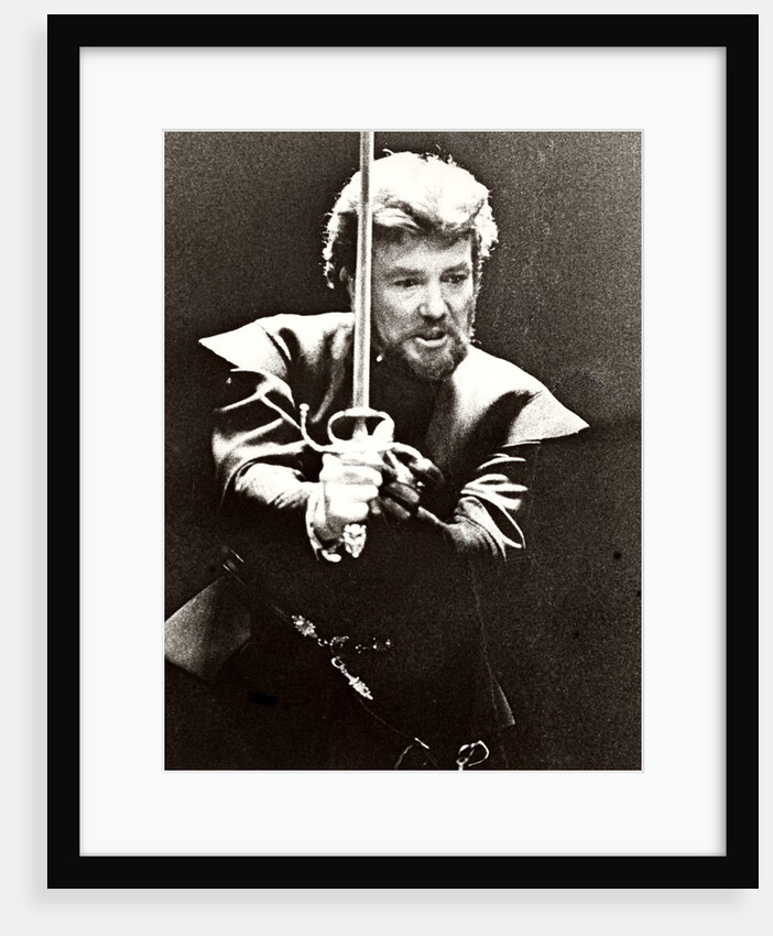 Albert Finney in William Shakespeare's Hamlet at the National Theatre by Anthony Crickmay
