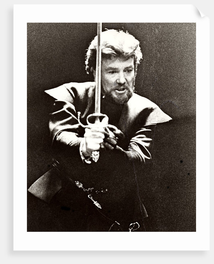 Albert Finney in William Shakespeare's Hamlet at the National Theatre by Anthony Crickmay