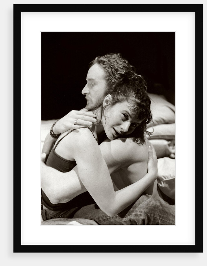 Tony Curran and Monica Dolan in Rebecca GilmanÆs The Glory of Living at Royal Court Theatre by Graham Brandon
