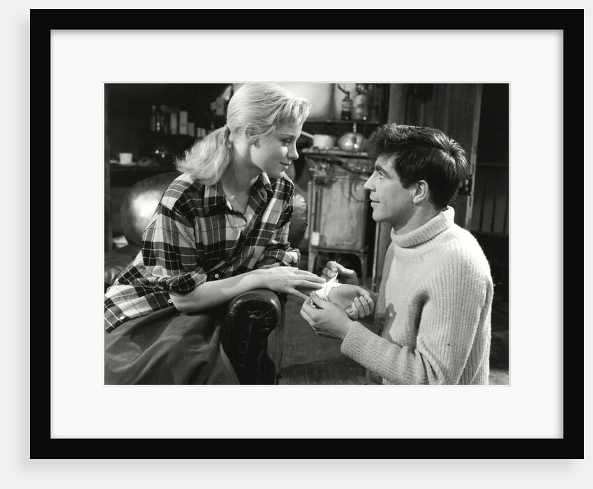 Alan Bates and Mary Ure in John Osborne's Look Back in Anger at the Royal Court Theatre by Houston Rogers