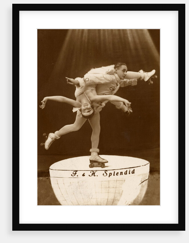 Roller Skating on a Drum by W. Fleischer