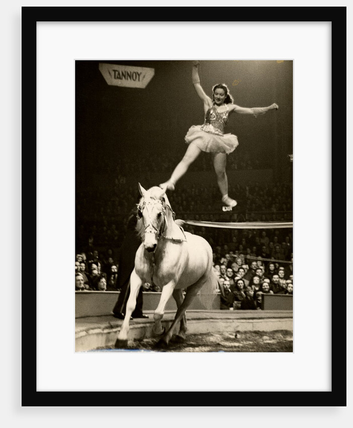 Florence Stephenson in Bertram Mills' Circus by Baron Nicholas de Racozcy