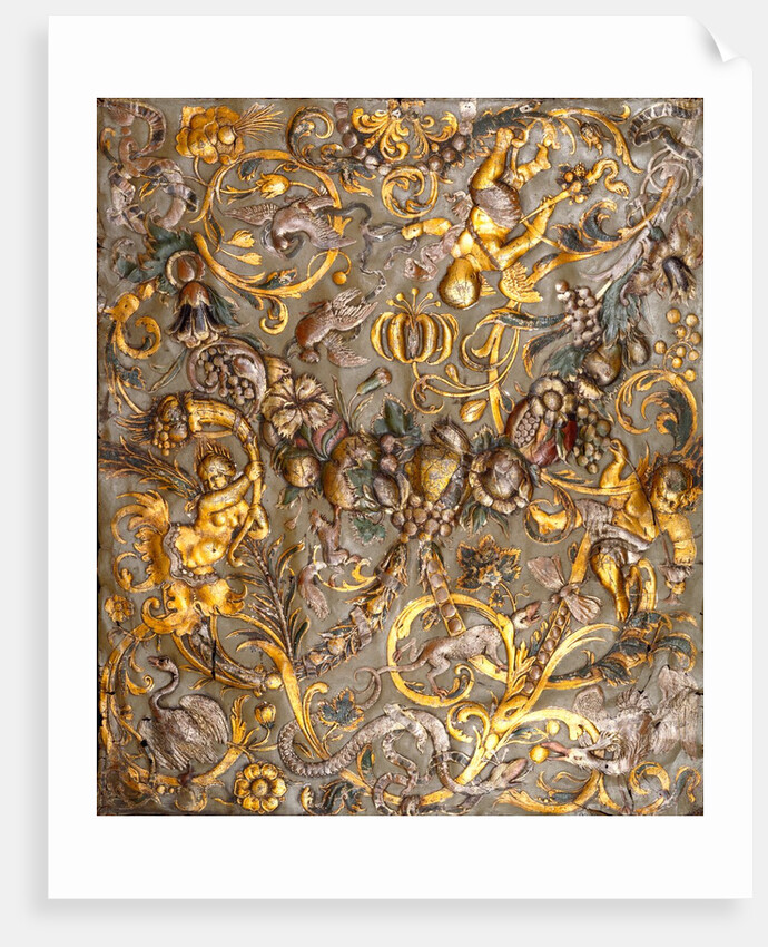 Panel, detail. Netherlands, late 17th century by Herman and Israel Elle