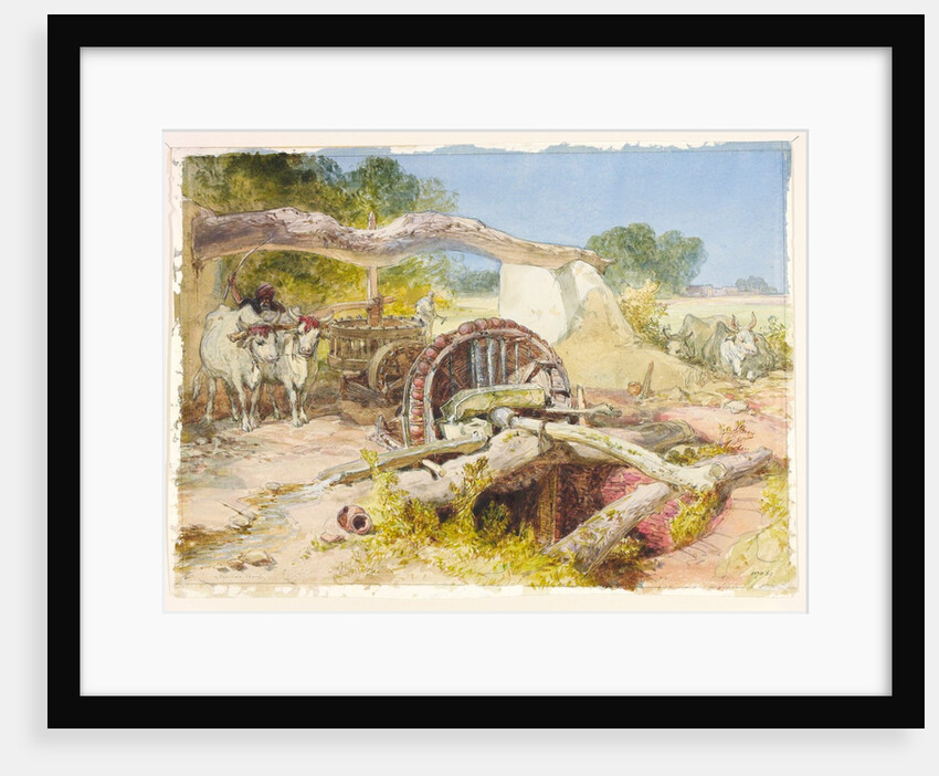 Persian Water Wheel by William Simpson